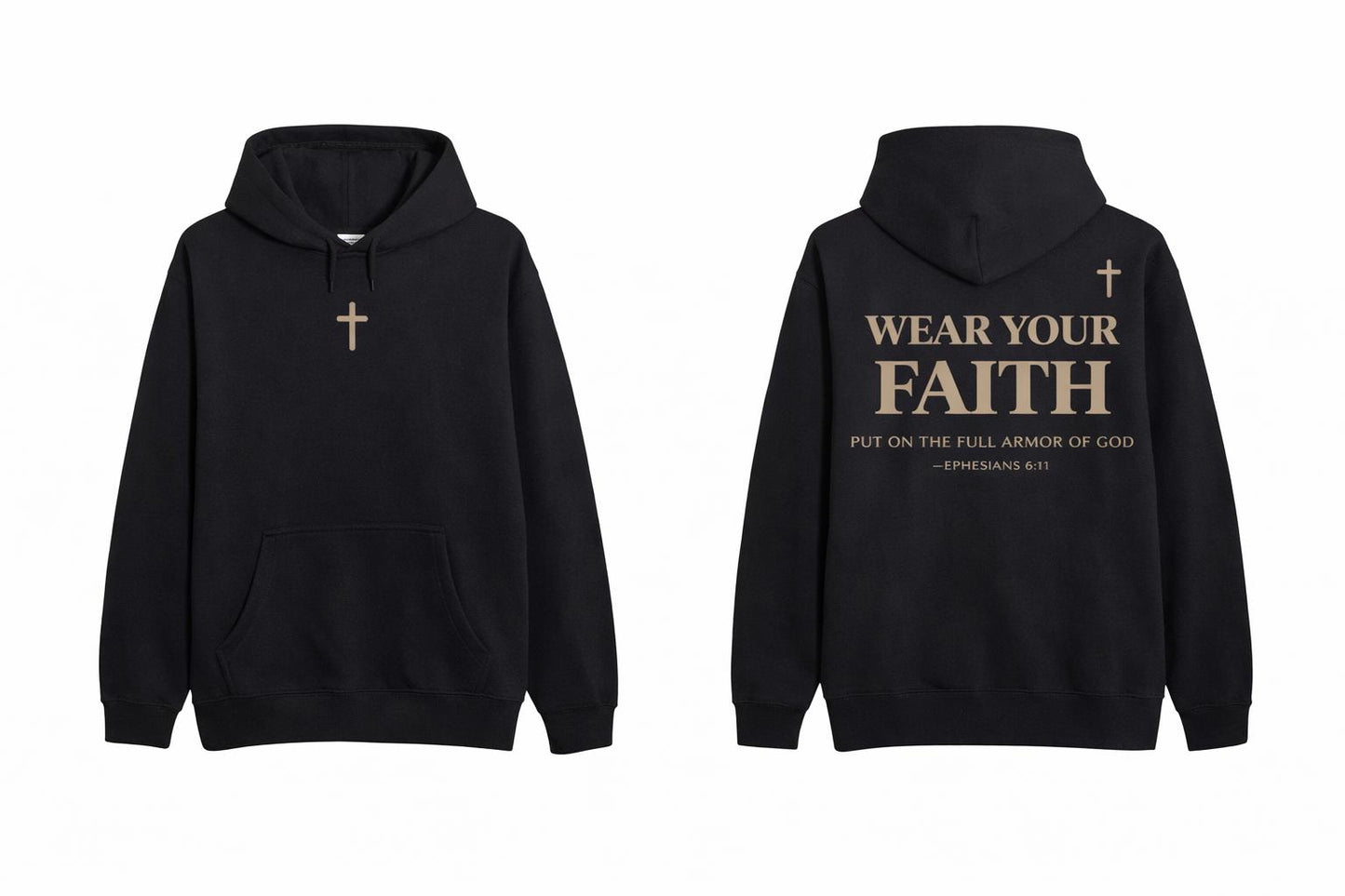 BLACK PREMIUM PULLOVER HOODIE